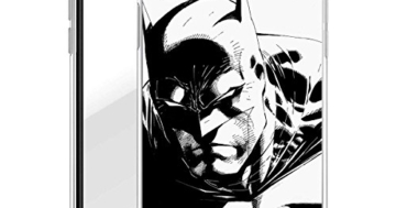 Finoo Iphone X Hardcase Handyhülle Made In Germany Hülle mit Motiv für Optimalen Schutz Polycarbonat Tasche Case Cover Schutzhülle für Dein Iphone X - Batman Illustration - 1