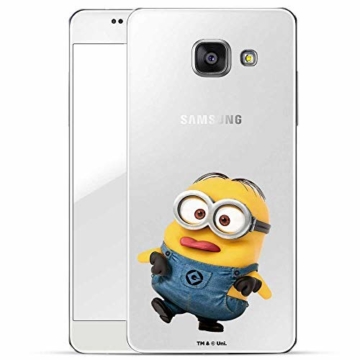 Hülle für Samsung Galaxy A5 2016 - Minions Handyhülle mit Motiv und Optimalen Schutz Tasche Case Hardcase Cover Schutzhülle - Kleiner Spott - 1