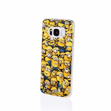 Hülle für Samsung Galaxy S8 Plus - Minions Handyhülle mit Motiv und Optimalen Schutz Tasche Case Hardcase Cover Schutzhülle - Minions Menge - 2