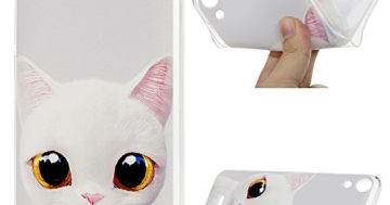 MAXFE.CO Handyhülle für WIKO Lenny 4 Hülle TPU Silikon Tasche Kätzchen Muster Weich Backcover Handytasche Dünn Etui Case - 1