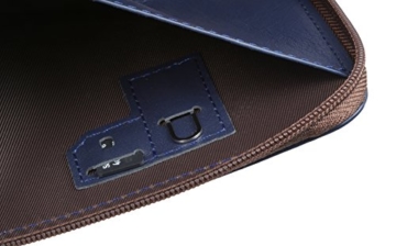 StilGut Handytasche aus echtem Leder mit Reißverschluss für iPhone 7 und Smartphones bis 5
