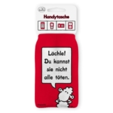 Wortheld Sheepworld Handysocke LÄCHLE - 1